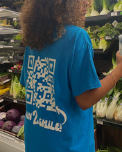 Load image into Gallery viewer, Scan2Smile Tee- Ocean Blue