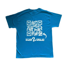 Load image into Gallery viewer, Scan2Smile Tee- Ocean Blue