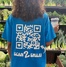 Load image into Gallery viewer, Scan2Smile Tee- Ocean Blue