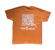 Load image into Gallery viewer, Scan2Smile Tee- Tangerine
